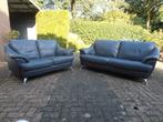 Natuzzi 2 en 3 zits lederen bank, Huis en Inrichting, Ophalen, Gebruikt, Overige maten, 150 tot 200 cm