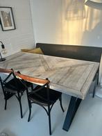 Eettafel Loods5, Tuin en Terras, Ophalen, Zo goed als nieuw, Rechthoekig, Hout