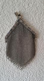 Een bijzondere echt zilveren antiek beursje. ( K 835 S), Ophalen of Verzenden, Zilver