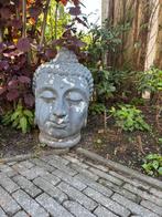 Boeddha hoofd 70 cm bij 50 cm, Tuin en Terras, Tuinbeelden, Ophalen, Gebruikt, Kunststof, Boeddhabeeld
