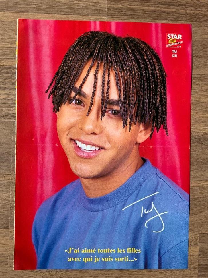 A4 poster Taj Jackson 3T / George Clooney / Tom Cruise, Verzamelen, Posters, Gebruikt, Muziek, A4 of kleiner, Rechthoekig Staand