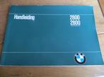 Instructieboek BMW 2800, 2800 Automatic 1969, mooie staat!, Ophalen of Verzenden