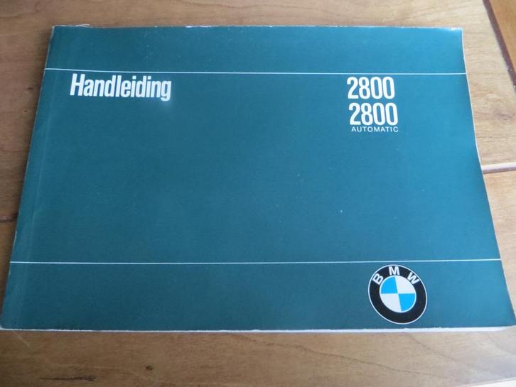 Instructieboek BMW 2800, 2800 Automatic 1969, mooie staat!, Auto diversen, Handleidingen en Instructieboekjes, Ophalen of Verzenden