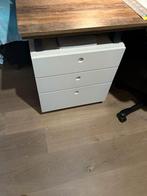 Bureau met lades excl. Lampjes incl. Buro stoel, Huis en Inrichting, Kasten | Ladekasten, Ophalen, 50 tot 100 cm, Zo goed als nieuw