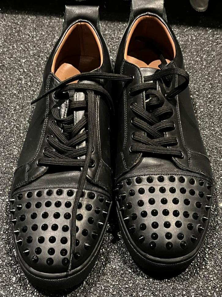 Louboutin Schoenen - Zwarte Sneakers, Kleding | Heren, Schoenen, Gedragen, Sneakers of Gympen, Zwart, Ophalen of Verzenden