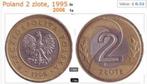 Polska Zlote 2.00 3x 1995 en 1x 2006 als set en los te koop, Postzegels en Munten, Munten | Europa | Niet-Euromunten, Setje, Ophalen of Verzenden