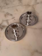 Christoffle France kandelaars vintage, Verzenden, Zilver