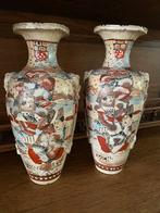 Antieke Japanse Satsuma Vazen, Antiek en Kunst, Ophalen