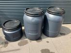 Voertonnen 3 stuks, Tuin en Terras, Regentonnen, Minder dan 75 liter, Ophalen, Zo goed als nieuw, Kunststof