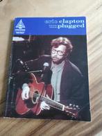 Eric Clapton unplugged, Bladmuziek Voor gitaar, Gitaar, Ophalen of Verzenden, Zo goed als nieuw, Artiest of Componist