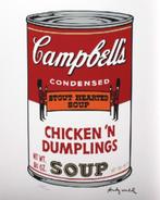 Andy Warhol(1928)Lithografie"Campbells Chicken Noodle"Ges Ge, Antiek en Kunst, Kunst | Litho's en Zeefdrukken, Ophalen of Verzenden