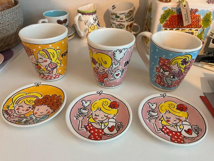 Blond Amsterdam Mokken & Schotels, Huis en Inrichting, Keuken | Servies, Zo goed als nieuw, Kop(pen) en/of Schotel(s), Blond Amsterdam