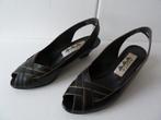 Facts peep-toe schoenen maat 37 z.g.a.n., Schoenen met lage hakken, Zwart, Ophalen of Verzenden, Zo goed als nieuw