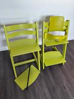 Groene Stokke Tripp Trapp Meegroeistoel, Kinderen en Baby's, Kinderstoelen, Ophalen, Gebruikt, Meegroeistoel, Stoelverkleiner