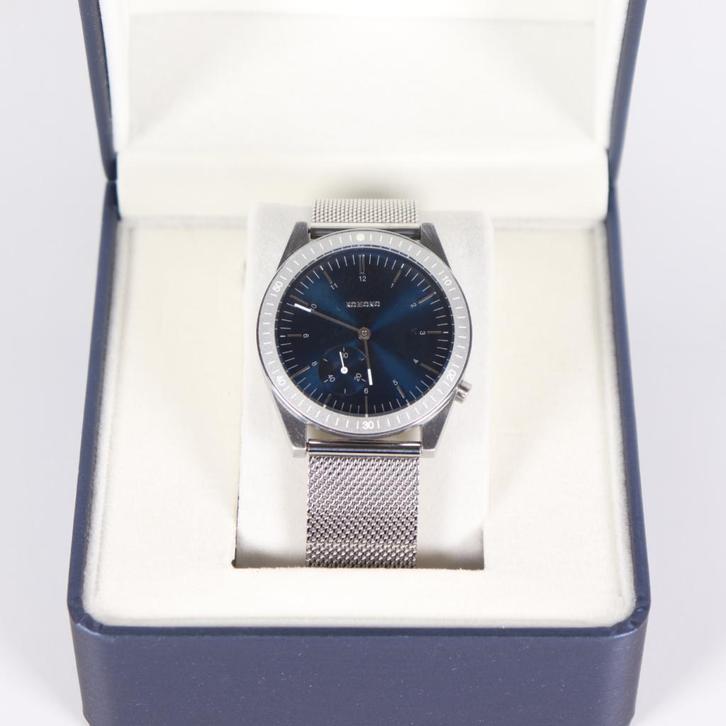 Komono Ray Legacy Mesh Silver - Incl. Garantie (A), Sieraden, Tassen en Uiterlijk, Horloges | Heren, Zo goed als nieuw