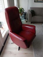 relaxfauteuil, Huis en Inrichting, Fauteuils, Minder dan 75 cm, Leer, Ophalen of Verzenden, Zo goed als nieuw