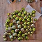 Groene kerstballen 65 stuks, Ophalen of Verzenden, Zo goed als nieuw