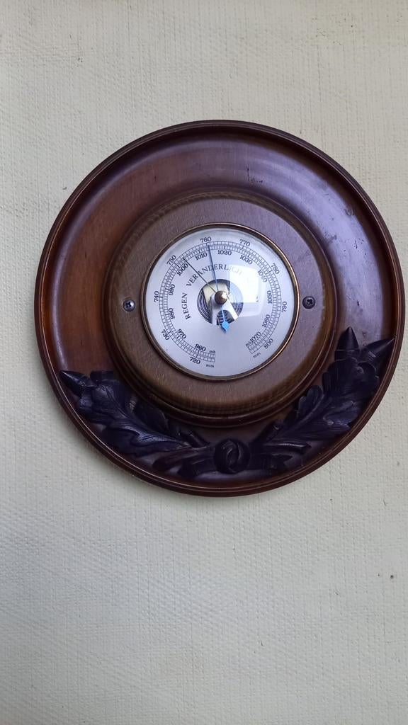 Barometer vintage Duitse makelij, Ophalen of Verzenden, Gebruikt