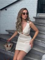 Nieuw zomerjurk, aansluitende bodycon jurkje strandjurk, Ophalen of Verzenden, Nieuw, Beige
