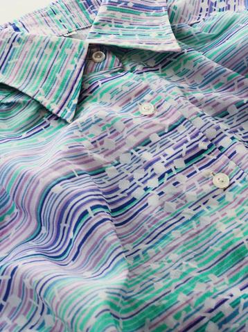 VINTAGE BLOUSE GROEN/PAARS - MAAT S | THE DARLING beschikbaar voor biedingen