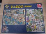 JvH puzzels, 2x500, the pee tree en navy cadet training, Ophalen of Verzenden, 500 t/m 1500 stukjes, Zo goed als nieuw