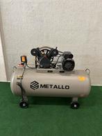 Nieuwe Metallo 200L 8bar compressor met dubbele cilinder, Ophalen, Metallo, Nieuw, Metallo