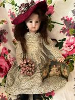 Bijzondere antieke Jumeau pop met gesloten mond., Antiek en Kunst, Ophalen of Verzenden