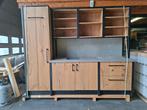 Keuken blok, Huis en Inrichting, Keuken | Keukenelementen, Ophalen, Bruin, Nieuw, 200 cm of meer