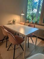 Tafel wit 125x75 IKEA, Ophalen, 100 tot 150 cm, 50 tot 100 cm, Zo goed als nieuw