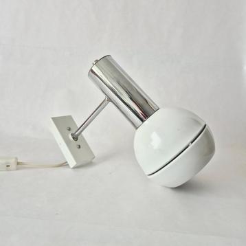 Wilko wandlamp wit | Vintage eyeball wandlamp beschikbaar voor biedingen