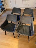 4x Stoelen voor eettafel, Ophalen, Gebruikt, Vier, Stof