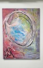 Abstract Schilderij - Amsterdam Acrylverf - 60x80cm, Ophalen of Verzenden