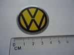 sticker VW Volkswagen logo glans retro vintage golf sirocco, Verzamelen, Stickers, Overige typen, Zo goed als nieuw, Verzenden