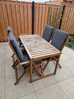 Houten Ikea tuinset, Tuin en Terras, Tuinsets en Loungesets, Ophalen, Zo goed als nieuw