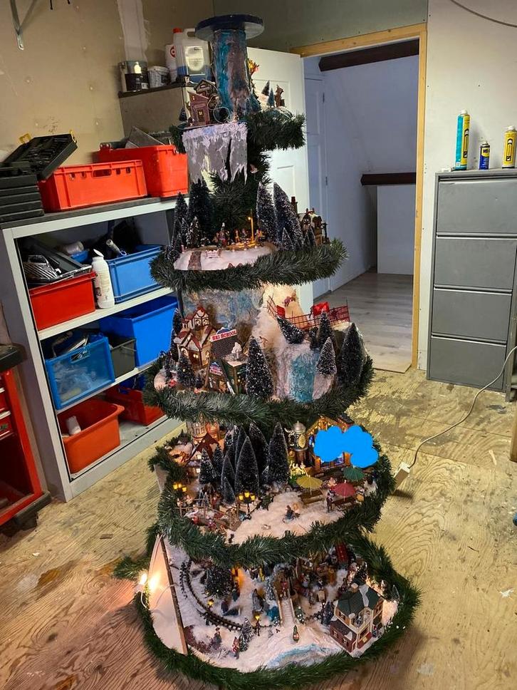 Kerstdorp, Diversen, Kerst, Gebruikt, Ophalen