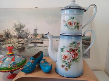 Franse Japy Koffiepot met Vioolmotief beschikbaar voor biedingen