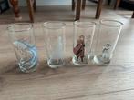 4x longdrinks drinkglazen Frozen, Verzamelen, Ophalen, Zo goed als nieuw, Overige typen