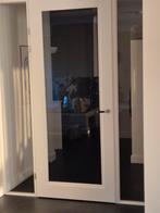 1 Binnendeur - Wit gelakt, Opdekdeur, incl. deurklink, Ophalen, Binnendeur, 215 cm of meer