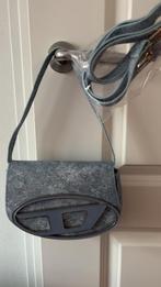 Diesel Tas met Lange Strap - Denim Look, Ophalen of Verzenden, Zo goed als nieuw, Blauw, Schoudertasje