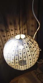Hanglamp - Bol - metaal - 100cm draad / 40cm diam., Ophalen of Verzenden, Gebruikt, Metaal, 75 cm of meer