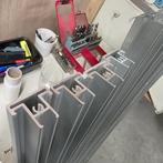 31 stuks aluminium  T - profielen met evt hoekverbindingen, Doe-het-zelf en Verbouw, Metalen, Ophalen, Gebruikt, Aluminium