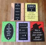 Sandeman kaarten 5x nieuwjaarskaarten 1995 uitnodigingen, Verzamelen, Ophalen of Verzenden, 1980 tot heden, Ongelopen, Feest(dag)
