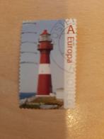 Noorwegen vuurtoren, Verzenden, Noorwegen, Gestempeld