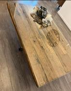 Salontafel 130x80cm incl. Glasplaat, Huis en Inrichting, Tafels | Salontafels, Ophalen, 100 tot 150 cm, 50 tot 100 cm, Zo goed als nieuw