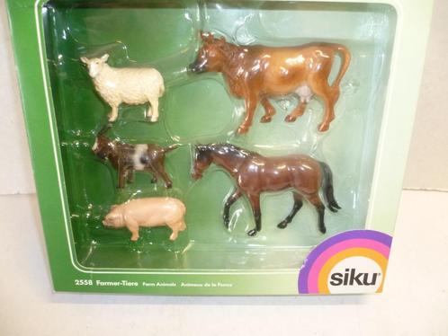 Siku 2558 Farmer Tiere set 5 Boerderij Dieren Koe, Paard enz, Hobby en Vrije tijd, Modelauto's | 1:32, Nieuw, Overige typen, SIKU