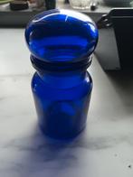 Blauwe Apothekerspot, Gebruikt, Blauw, Ophalen of Verzenden, Glas