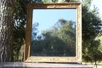 Brocante - Sierlijke antieke spiegel!, Antiek en Kunst, Ophalen, Rechthoekig, 50 tot 100 cm