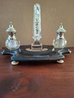 VINTAGE: Antiek inktstel met thermometer, Antiek en Kunst, Ophalen of Verzenden