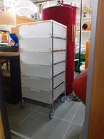 Kartell mobil 6 ladenkast design Antonio Citterio ijskleurig, Ophalen, Gebruikt, 5 laden of meer, 100 tot 150 cm