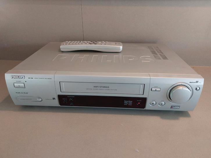 Philips VR708 VHS videorecorder – goed werkend, Audio, Tv en Foto, Videospelers, Gebruikt, VHS-speler of -recorder, Ophalen of Verzenden